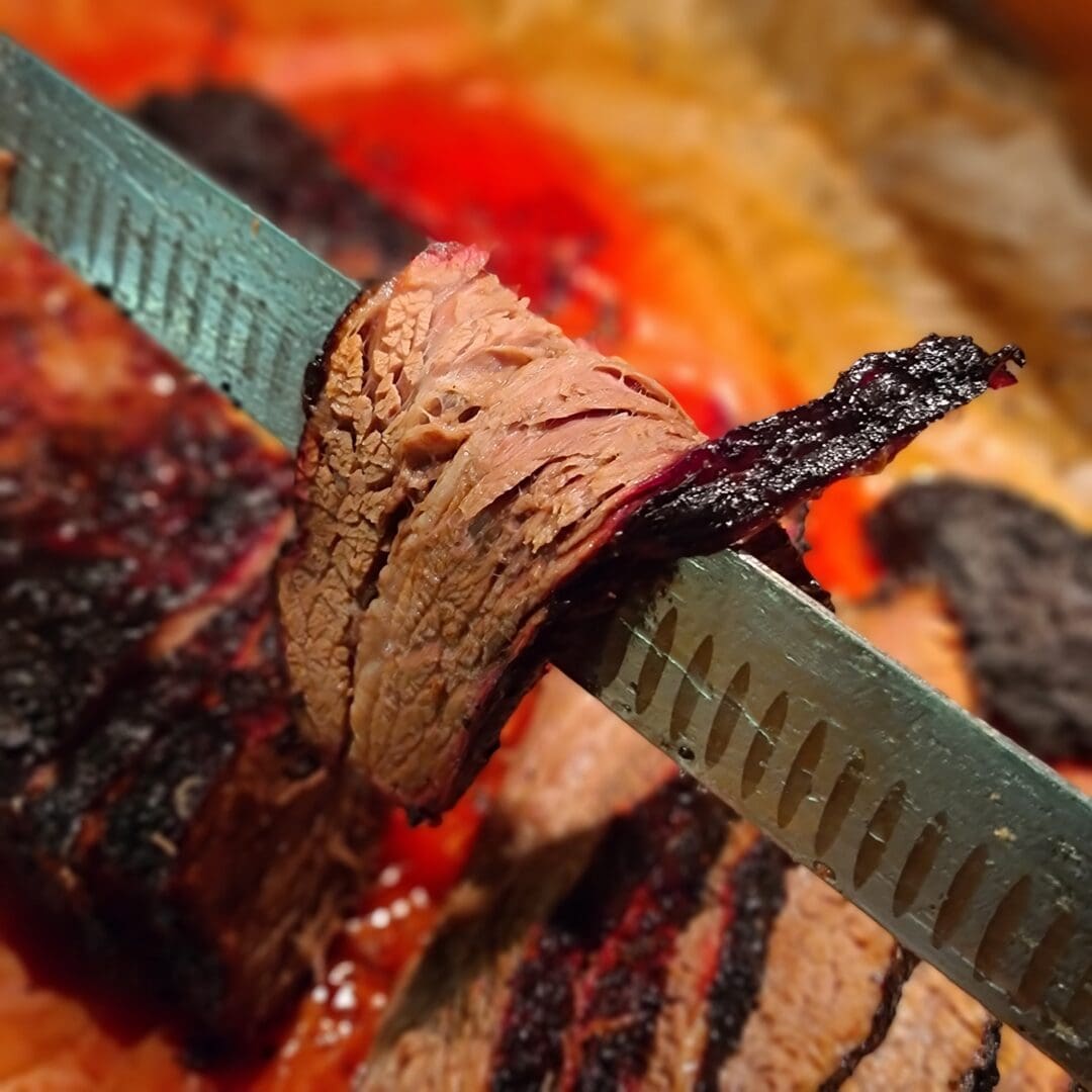 Brisket av grainfed black angus är det mest ultimata köttet för en dallrande brisket bbqmonster