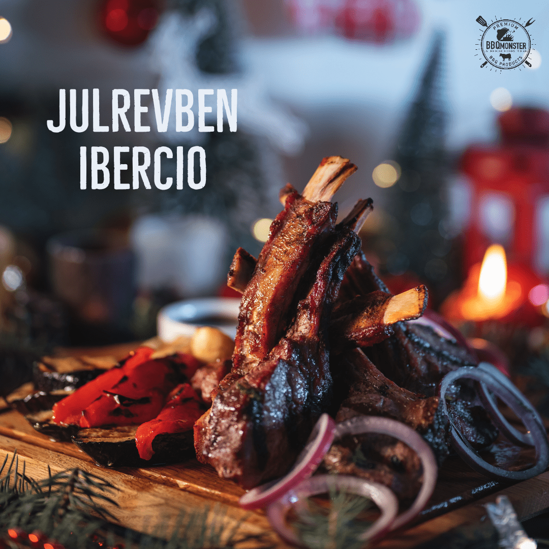 Julbord från grillen tips och råd från BBQmonster julskinka julrevben jullribs och julköttbullar ibercio ribs